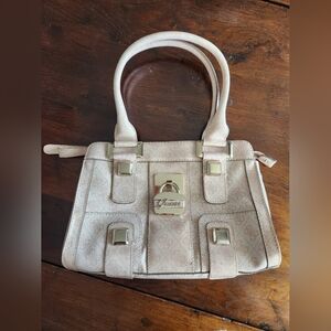 Vintage Guess Y2K Monogram Padlock Satchel - Rose Pink